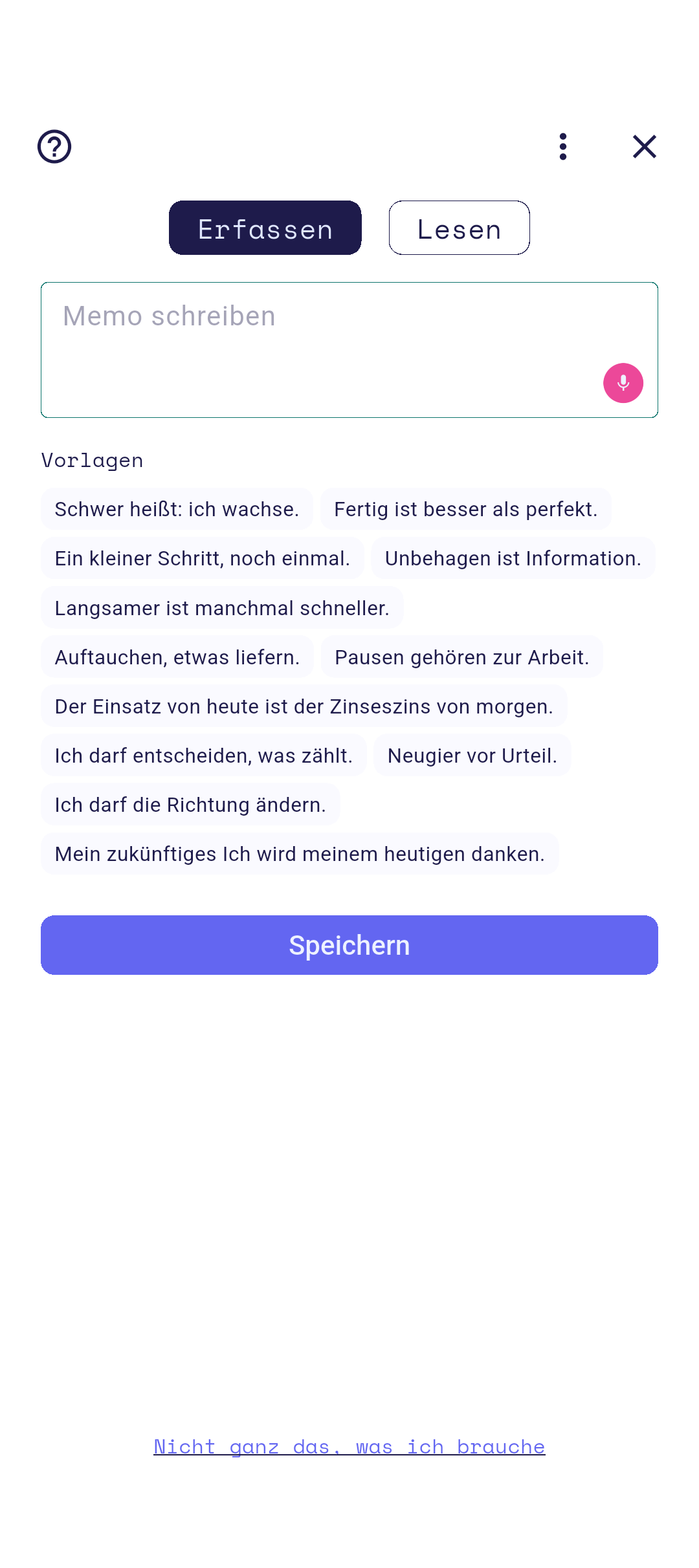 Notizen-Editor geöffnet