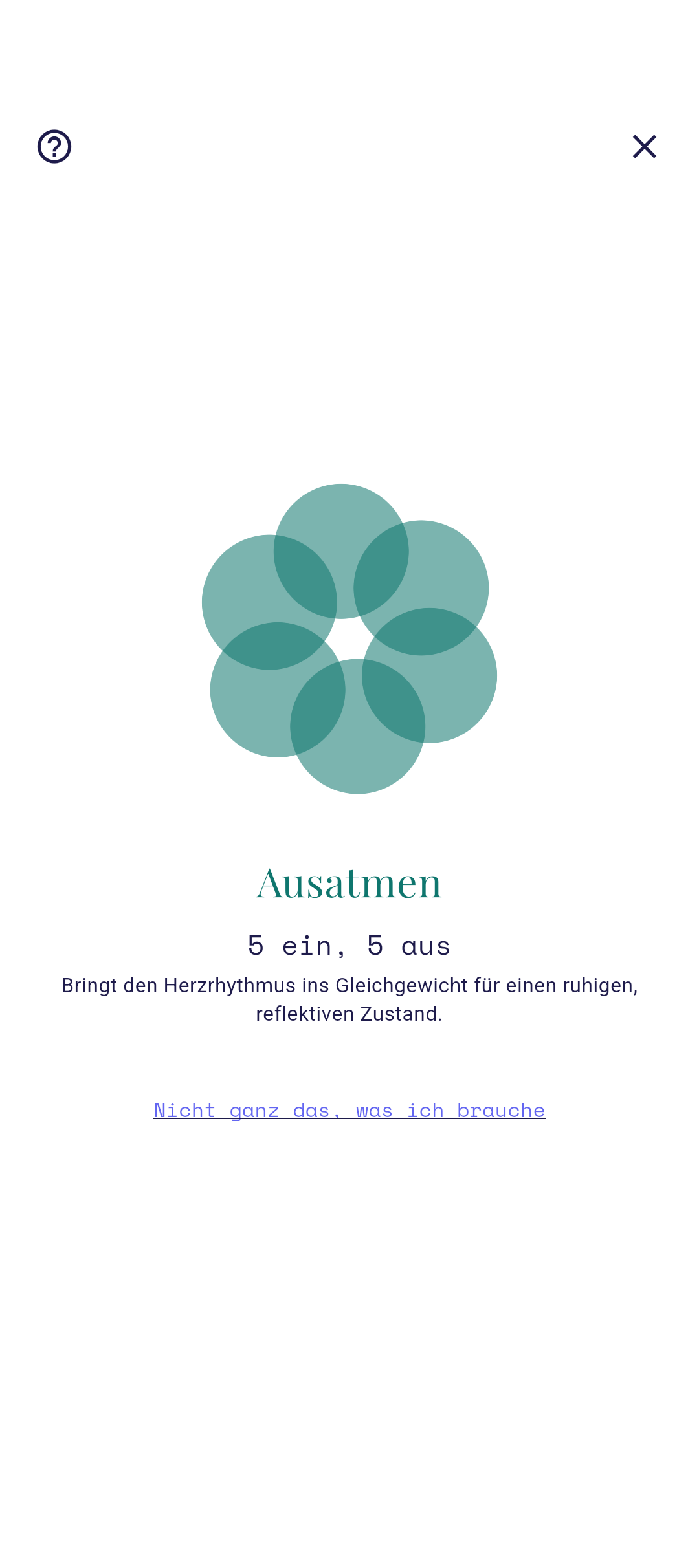 Atemübungsmuster-Picker