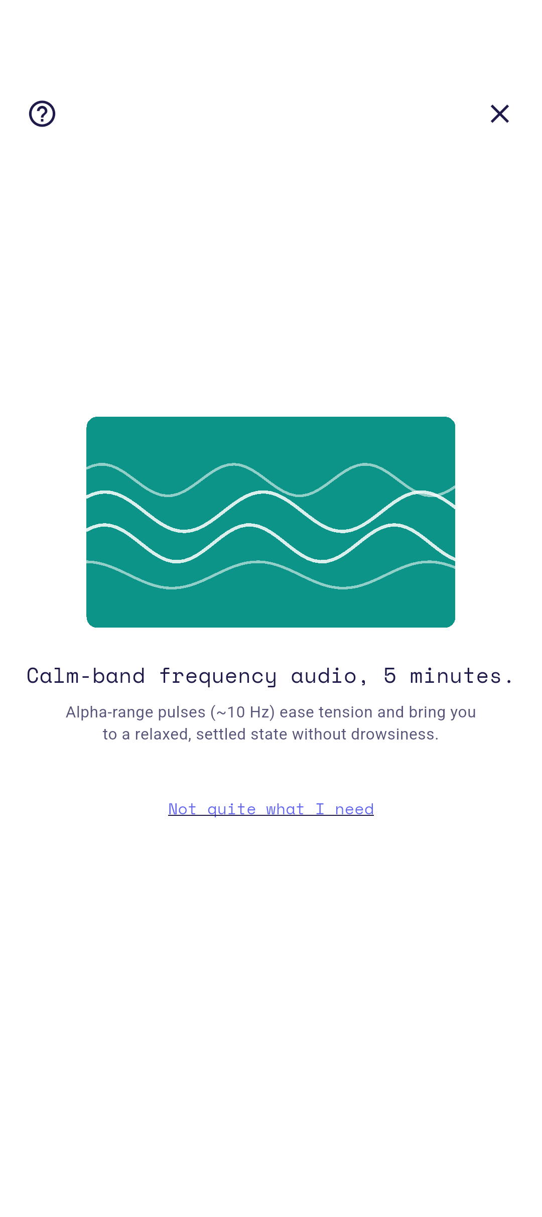 Brain Wave visual playing