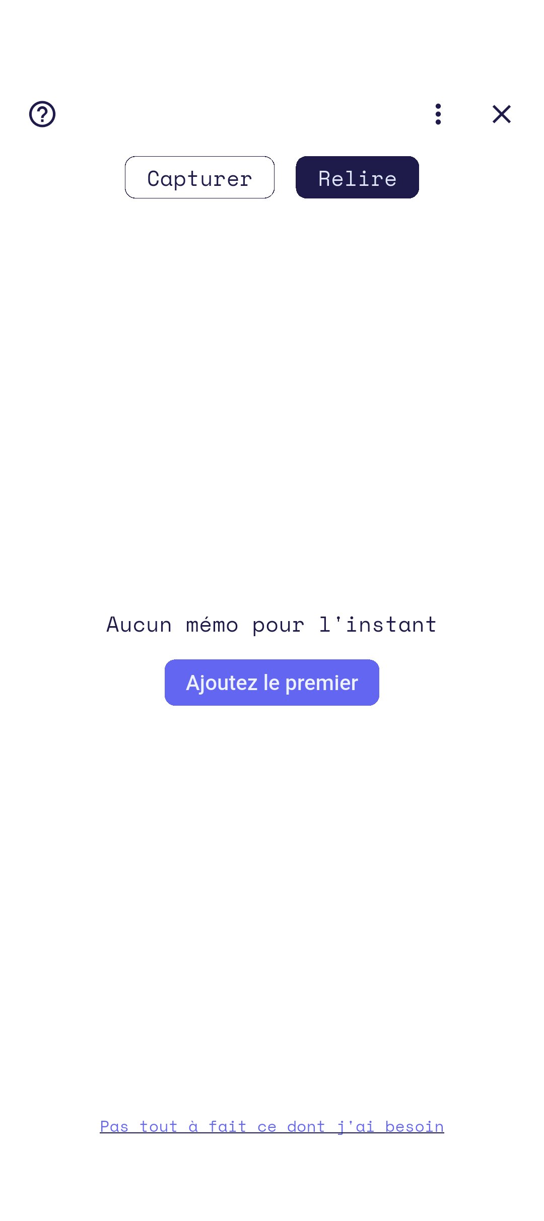 Liste de notes avec la nouvelle entrée