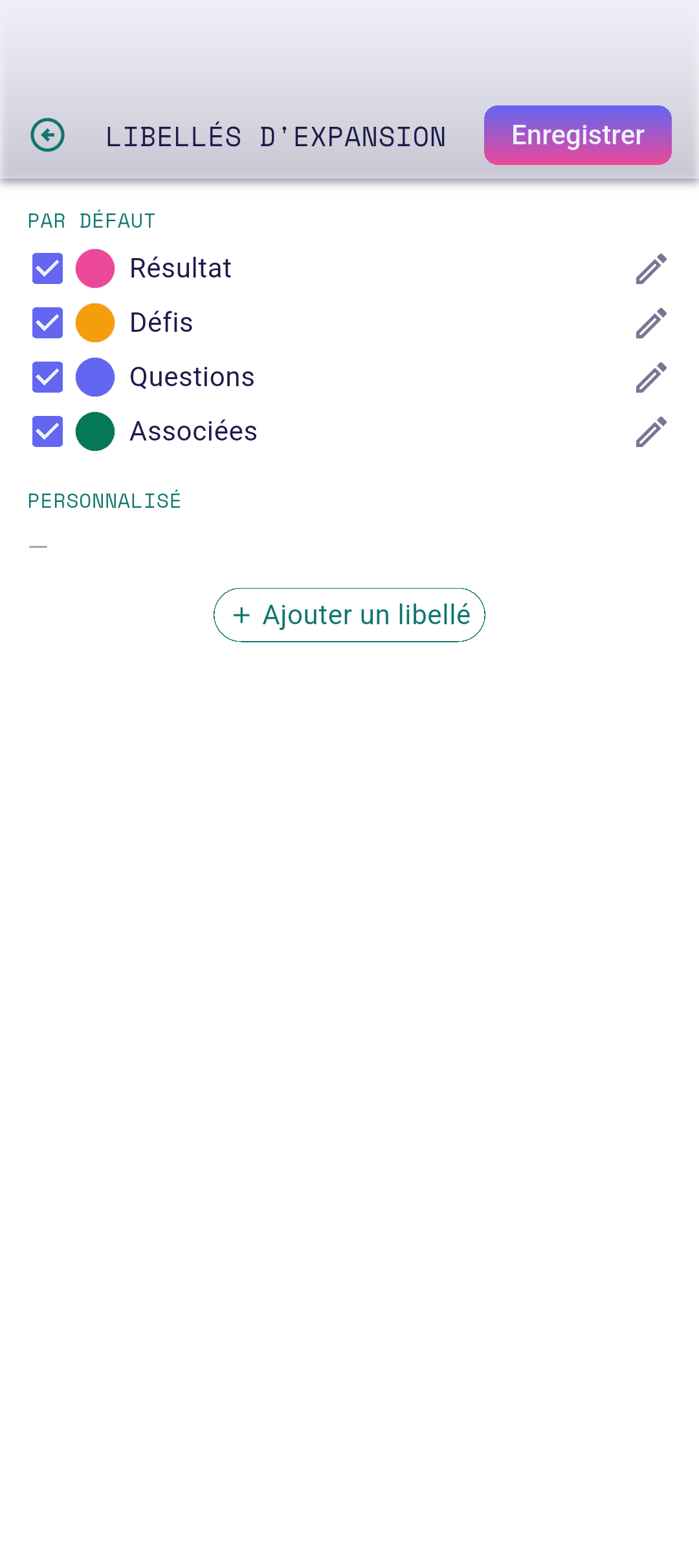Éditeur d'étiquettes d'expansion ouvert