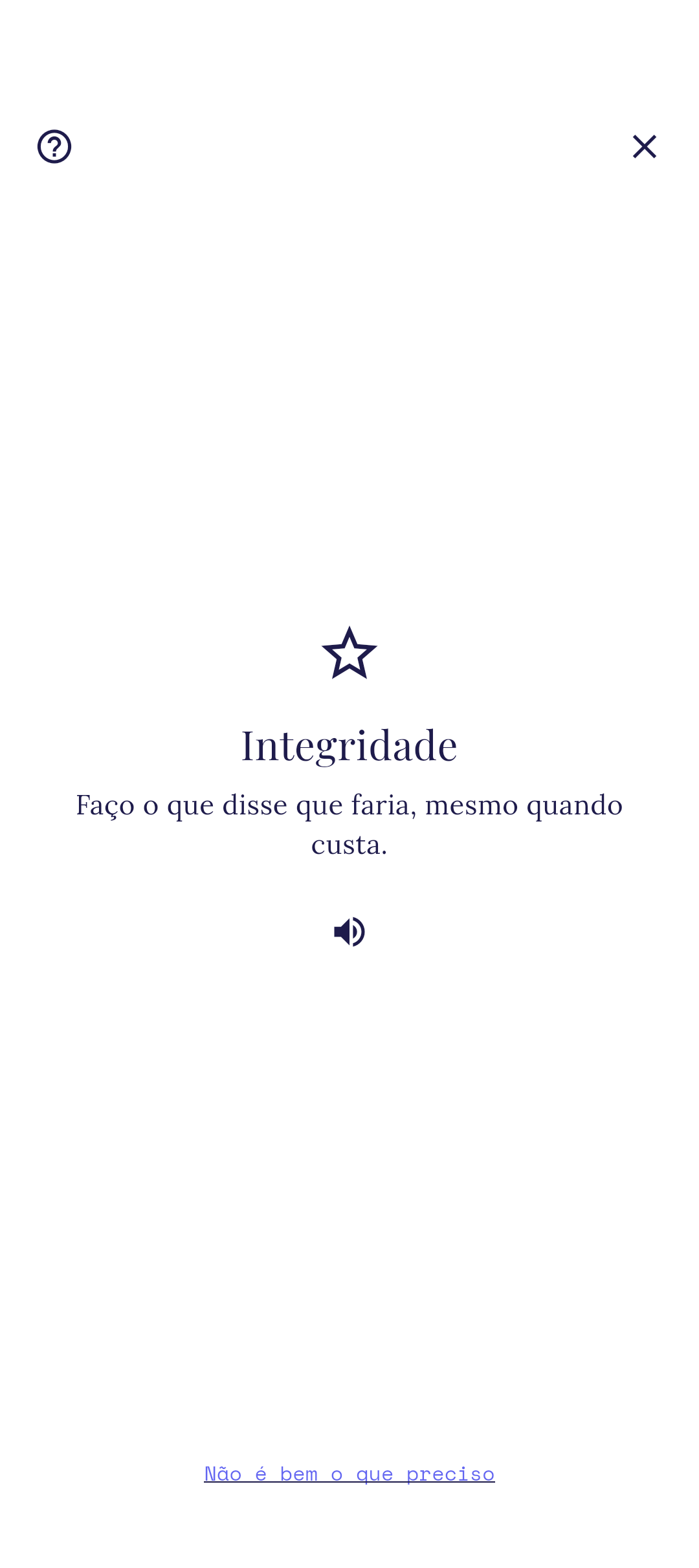 Visualização de declaração para um único valor