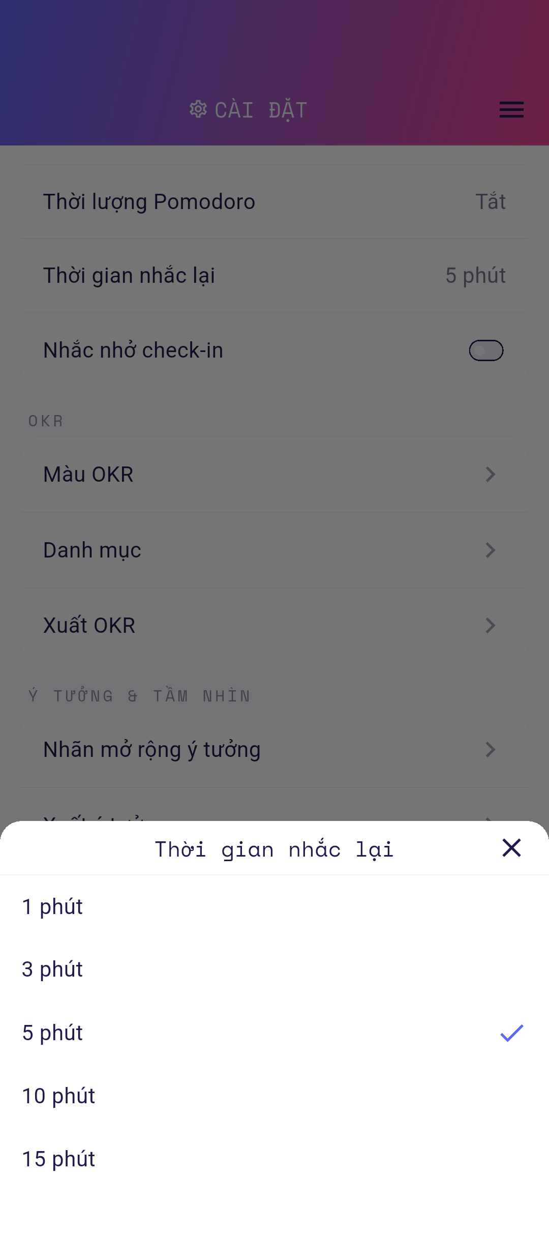 Bộ chọn Thời gian tạm hoãn