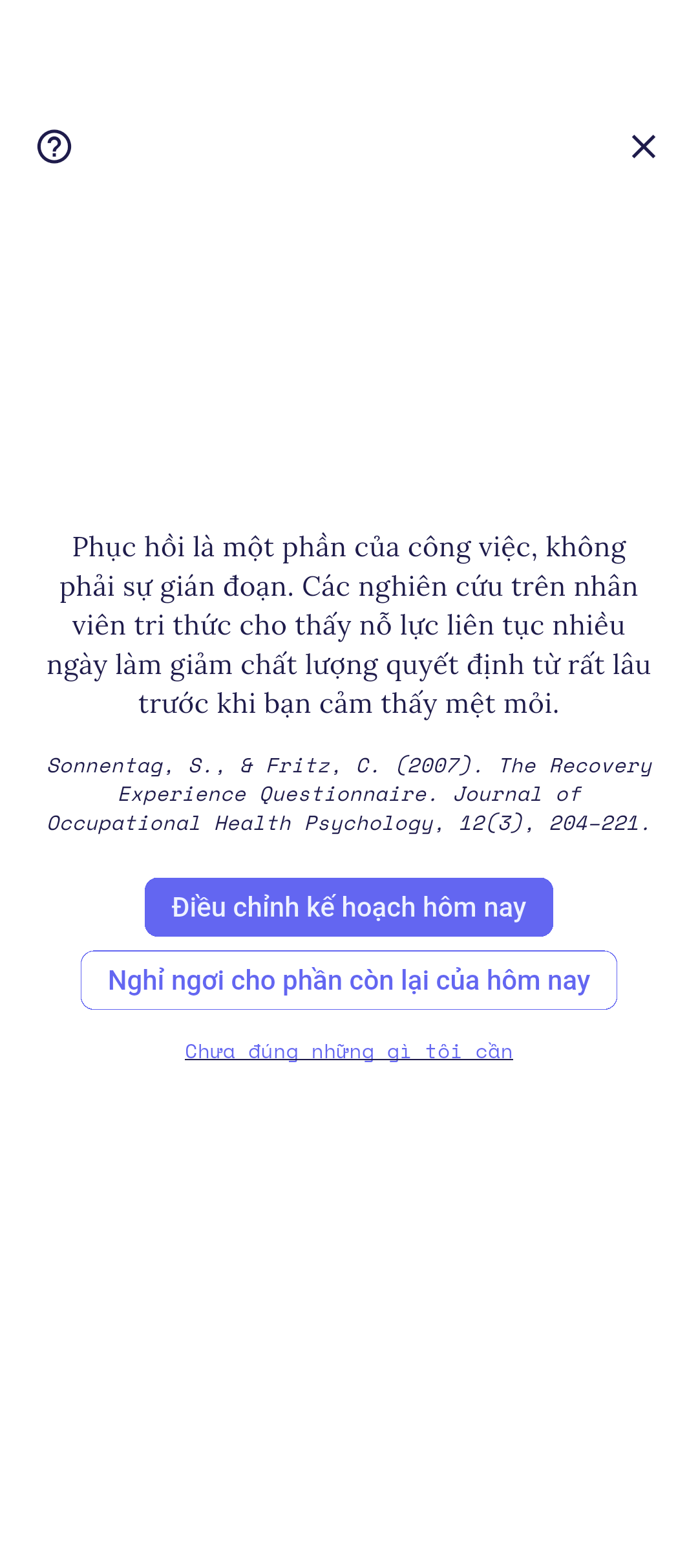 Lời nhắc kiểm tra nhịp độ